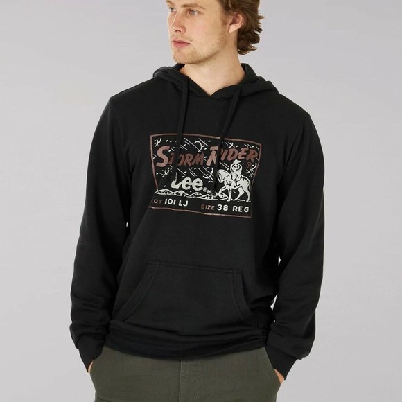 NEW LEE HERITAGE STORM RIDER GRAPHIC HOODIE MEN'S SIZE  XL - Picture 8 of 9